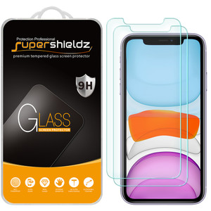 [2-Pack] Supershieldz for Tempered Glass Screen Protector for Apple iPhone XR (6.1")