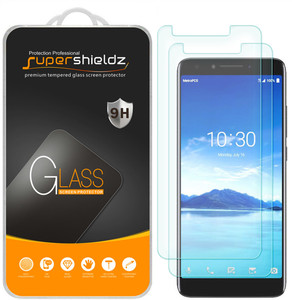 [2-Pack] Supershieldz for T-Mobile Revvl 2 Plus Tempered Glass Screen Protector, Anti-Scratch, Anti-Fingerprint, Bubble Free