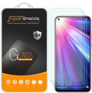[3-Pack] Supershieldz for Huawei Honor View 20 Tempered Glass Screen Protector, Anti-Scratch, Anti-Fingerprint, Bubble Free