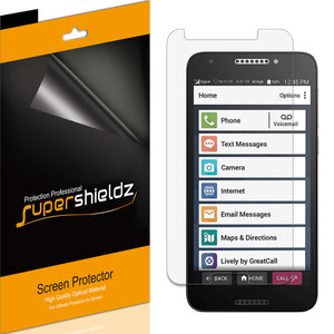 [6-Pack] Supershieldz for Jitterbug Smart2 Screen Protector, Anti-Bubble High Definition (HD) Clear Shield