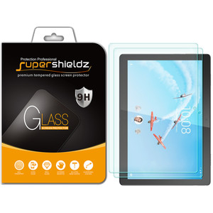 [2-Pack] Supershieldz for Lenovo Tab M10 / Smart Tab M10 (10.1 inch) Tempered Glass Screen Protector, Anti-Scratch, Anti-Fingerprint, Bubble Free