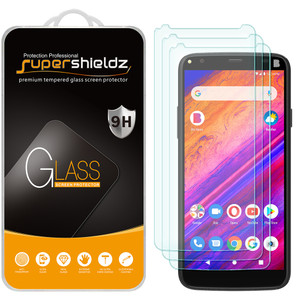 [3-Pack] Supershieldz for BLU V5 Tempered Glass Screen Protector, Anti-Scratch, Anti-Fingerprint, Bubble Free