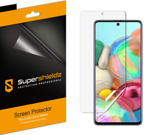 [6-Pack] Supershieldz for Samsung Galaxy A71 (4G Version Only) Screen Protector, Anti-Bubble High Definition (HD) Clear Shield