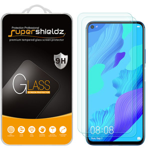 [2-Pack] Supershieldz for Huawei Nova 5i Pro / Nova 5Z Tempered Glass Screen Protector, Anti-Scratch, Anti-Fingerprint, Bubble Free