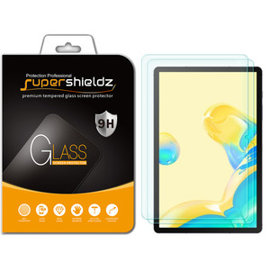 [2-Pack] Supershieldz for Samsung Galaxy Tab S8 / Galaxy Tab S7 (11 inch) Tempered Glass Screen Protector, Anti-Scratch, Anti-Fingerprint, Bubble Free