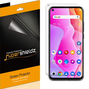 [6-Pack] Supershieldz for TCL 10L Screen Protector, Anti-Bubble High Definition (HD) Clear Shield