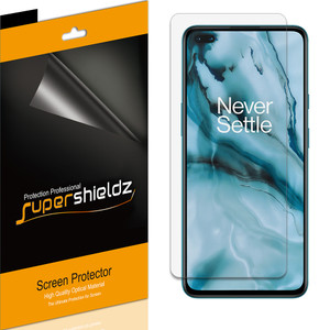 [6-Pack] Supershieldz for OnePlus Nord Screen Protector, Anti-Bubble High Definition (HD) Clear Shield