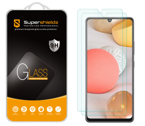 [2-Pack] Supershieldz for Samsung Galaxy A42 5G Tempered Glass Screen Protector, Anti-Scratch, Anti-Fingerprint, Bubble Free