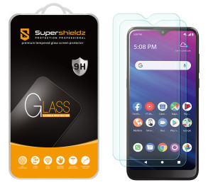 [2-Pack] Supershieldz for TCL A2X (A508DL) Tempered Glass Screen Protector, Anti-Scratch, Anti-Fingerprint, Bubble Free