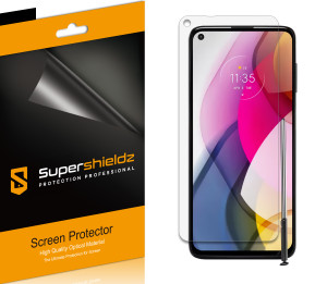 [6-Pack] Supershieldz for Motorola Moto G Stylus (2021) Screen Protector, Anti-Bubble High Definition (HD) Clear Shield