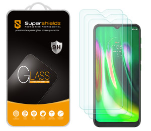 [3-Pack] Supershieldz for Motorola Moto G30 / Moto G50 Tempered Glass Screen Protector, Anti-Scratch, Anti-Fingerprint, Bubble Free