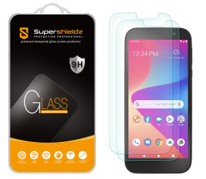 [2-Pack] Supershieldz for BLU View 2 (B130DL) Tempered Glass Screen Protector, Anti-Scratch, Anti-Fingerprint, Bubble Free