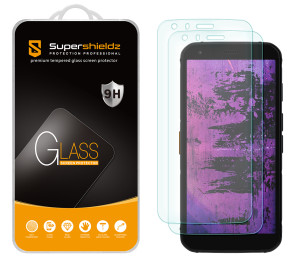 [2-Pack] Supershieldz for CAT S62 / S62 Pro Tempered Glass Screen Protector, Anti-Scratch, Anti-Fingerprint, Bubble Free