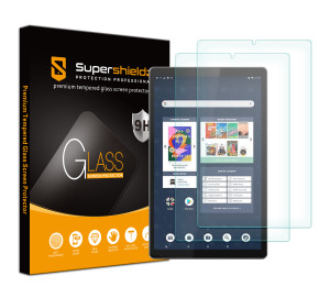 [2-Pack] Supershieldz for Barnes & Noble Nook 10" HD Tablet Tempered Glass Screen Protector, Anti-Scratch, Anti-Fingerprint, Bubble Free