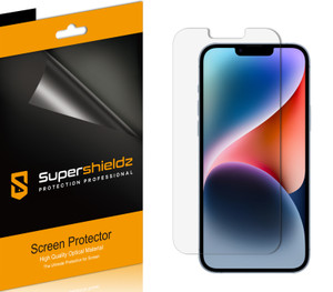 [6-Pack] Supershieldz for Apple iPhone 14 Plus / iPhone 13 Pro Max (6.7 inch) Screen Protector, Anti-Bubble High Definition (HD) Clear Shield
