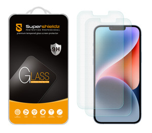 (2 Pack) Supershieldz for Apple iPhone 14 Plus / iPhone 13 Pro Max (6.7 inch) Anti-Glare (Matte) Tempered Glass Screen Protector, Anti-Scratch, Bubble Free (2 Pack) Supershieldz for Apple iPhone 14 Plus / iPhone 13 Pro Max (6.7 inch) Anti-Glare (Matte) Tempered Glass Screen Protector, Anti-Scratch, Bubble Free