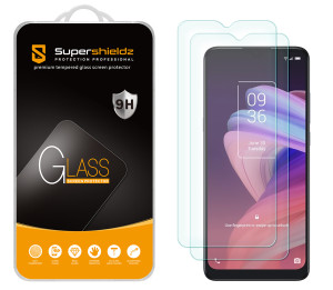 [2-Pack] Supershieldz for TCL 10 SE Tempered Glass Screen Protector, Anti Scratch, Bubble Free