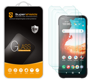 (3 Pack) Supershieldz Designed for Kyocera DuraSport 5G UW Tempered Glass Screen Protector, Anti Scratch, Bubble Free (3 Pack) Supershieldz Designed for Kyocera DuraSport 5G UW Tempered Glass Screen Protector, Anti Scratch, Bubble Free