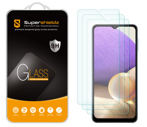 (3 Pack) Supershieldz Designed for Samsung Galaxy A33 5G Tempered Glass Screen Protector, Anti Scratch, Bubble Free (3 Pack) Supershieldz Designed for Samsung Galaxy A33 5G Tempered Glass Screen Protector, Anti Scratch, Bubble Free
