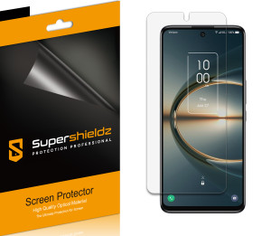 (6 Pack) Supershieldz Designed for TCL 30 V 5G Screen Protector, High Definition Clear Shield (PET) (6 Pack) Supershieldz Designed for TCL 30 V 5G Screen Protector, High Definition Clear Shield (PET)