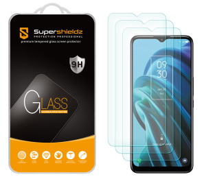 (3 Pack) Supershieldz Designed for TCL 30 XE 5G Tempered Glass Screen Protector, Anti Scratch, Bubble Free (3 Pack) Supershieldz Designed for TCL 30 XE 5G Tempered Glass Screen Protector, Anti Scratch, Bubble Free