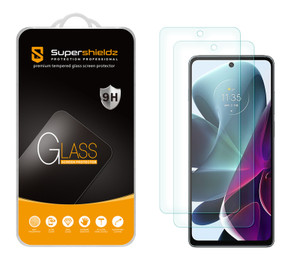 (2 Pack) Supershieldz Designed for Motorola Moto G200 5G Tempered Glass Screen Protector, Anti Scratch, Bubble Free (2 Pack) Supershieldz Designed for Motorola Moto G200 5G Tempered Glass Screen Protector, Anti Scratch, Bubble Free