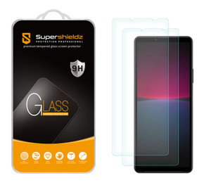 (2 Pack) Supershieldz Designed for Sony (Xperia 10 IV) Tempered Glass Screen Protector, Anti Scratch, Bubble Free (2 Pack) Supershieldz Designed for Sony (Xperia 10 IV) Tempered Glass Screen Protector, Anti Scratch, Bubble Free
