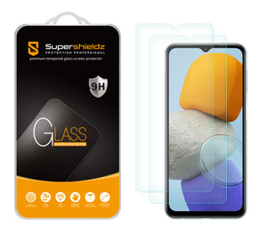 (2 Pack) Supershieldz Designed for Samsung Galaxy A23 5G / Galaxy A23 5G UW Tempered Glass Screen Protector, Anti Scratch, Bubble Free (2 Pack) Supershieldz Designed for Samsung Galaxy A23 5G / Galaxy A23 5G UW Tempered Glass Screen Protector, Anti Scratch, Bubble Free