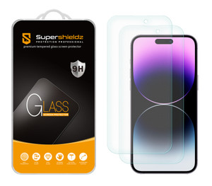 (2 Pack) Supershieldz Anti Glare and Anti Fingerprint (Matte) Screen Protector Designed for iPhone 14 Pro Max (6.7 inch) [Tempered Glass] Anti Scratch, Bubble Free