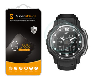 (2 Pack) Supershieldz Designed for Garmin Instinct Crossover and Instinct Crossover Solar Tempered Glass Screen Protector, Anti Scratch, Bubble Free (2 Pack) Supershieldz Designed for Garmin Instinct Crossover and Instinct Crossover Solar Tempered Glass Screen Protector, Anti Scratch, Bubble Free