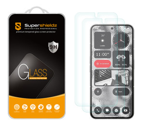 (2 Pack) Supershieldz Designed for Nothing Phone 2 Tempered Glass Screen Protector, Anti Scratch, Bubble Free (2 Pack) Supershieldz Designed for Nothing Phone 2 Tempered Glass Screen Protector, Anti Scratch, Bubble Free
