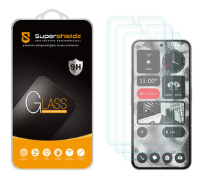 (3 Pack) Supershieldz Designed for Nothing Phone 2 Tempered Glass Screen Protector, Anti Scratch, Bubble Free (3 Pack) Supershieldz Designed for Nothing Phone 2 Tempered Glass Screen Protector, Anti Scratch, Bubble Free