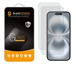 (2 Pack) Supershieldz Anti Glare (Matte) Tempered Glass Screen Protector Designed for iPhone 16 Plus/ iPhone 15 Plus (6.7 inch) Anti Fingerprint, Anti Scratch, Bubble Free (2 Pack) Supershieldz Anti Glare (Matte) Tempered Glass Screen Protector Designed for iPhone 16 Plus/ iPhone 15 Plus (6.7 inch) Anti Fingerprint, Anti Scratch, Bubble Free