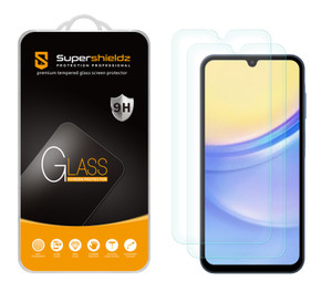 (2 Pack) Supershieldz Designed for Samsung Galaxy A15 5G Tempered Glass Screen Protector, Anti Scratch, Bubble Free (2 Pack) Supershieldz Designed for Samsung Galaxy A15 5G Tempered Glass Screen Protector, Anti Scratch, Bubble Free