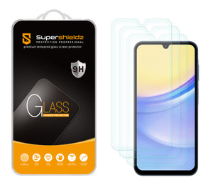 (3 Pack) Supershieldz Designed for Samsung Galaxy A15 5G Tempered Glass Screen Protector, Anti Scratch, Bubble Free (3 Pack) Supershieldz Designed for Samsung Galaxy A15 5G Tempered Glass Screen Protector, Anti Scratch, Bubble Free