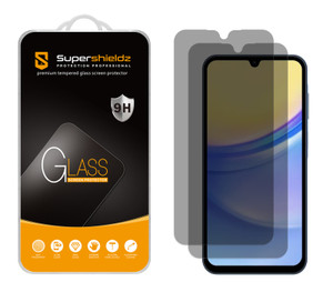 (2 Pack) Supershieldz (Privacy) Anti Spy Screen Protector Designed for Samsung Galaxy A15 5G, Tempered Glass, Anti Scratch, Bubble Free