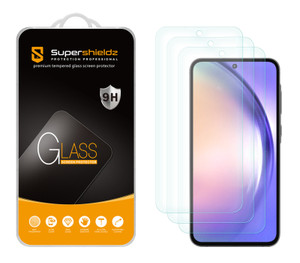 (3 Pack) Supershieldz Designed for Samsung Galaxy A55 5G Tempered Glass Screen Protector, Anti Scratch, Bubble Free (3 Pack) Supershieldz Designed for Samsung Galaxy A55 5G Tempered Glass Screen Protector, Anti Scratch, Bubble Free