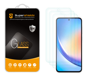 (3 Pack) Supershieldz Designed for Samsung Galaxy A35 5G Tempered Glass Screen Protector, Anti Scratch, Bubble Free (3 Pack) Supershieldz Designed for Samsung Galaxy A35 5G Tempered Glass Screen Protector, Anti Scratch, Bubble Free