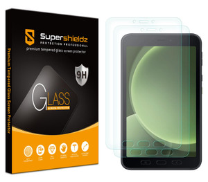 (2 Pack) Supershieldz Designed for Samsung Galaxy Tab Active 5 (8 inch) Tempered Glass Screen Protector, Anti Scratch, Bubble Free