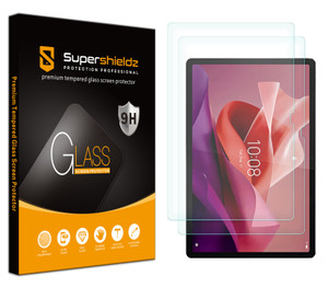 (2 Pack) Supershieldz Designed for Lenovo Tab P12 (12.7 inch) Screen Protector, (Tempered Glass) Anti Scratch, Bubble Free (2 Pack) Supershieldz Designed for Lenovo Tab P12 (12.7 inch) Screen Protector, (Tempered Glass) Anti Scratch, Bubble Free