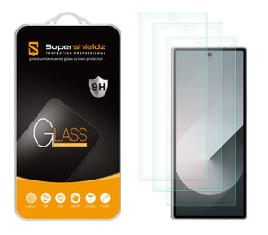 (3 Pack) Supershieldz Designed for Samsung Galaxy Z Fold 6 (Front Screen) Tempered Glass Screen Protector, Anti Scratch, Bubble Free (3 Pack) Supershieldz Designed for Samsung Galaxy Z Fold 6 (Front Screen) Tempered Glass Screen Protector, Anti Scratch, Bubble Free