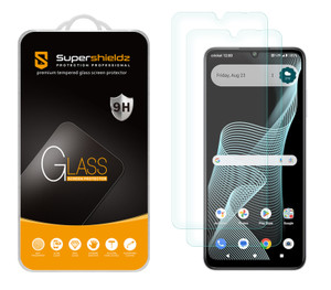 (2 Pack) Supershieldz Designed for Cricket (Icon 6) Tempered Glass Screen Protector, Anti Scratch, Bubble Free (2 Pack) Supershieldz Designed for Cricket (Icon 6) Tempered Glass Screen Protector, Anti Scratch, Bubble Free