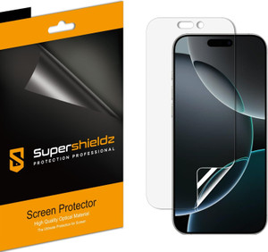 (3 Pack) Supershieldz Designed for iPhone 17 / iPhone 17 Pro/ iPhone 16 Pro (6.3 inch) Screen Protector, High Definition Clear Shield (PET)