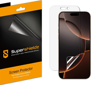 (3 Pack) Supershieldz Designed for iPhone 17 Pro Max / iPhone 16 Pro Max (6.9 inch) Screen Protector, High Definition Clear Shield (PET)