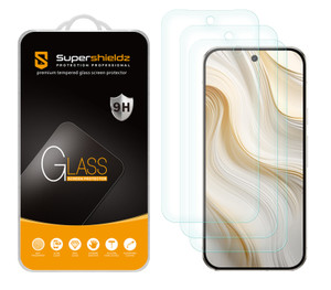 (3 Pack) Supershieldz Designed for Google Pixel 9a Tempered Glass Screen Protector, Anti Scratch, Bubble Free