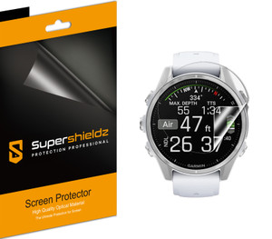 (3 Pack) Supershieldz Designed for Garmin Fenix 8 (43mm) Screen Protector, High Definition Clear Shield (PET) (3 Pack) Supershieldz Designed for Garmin Fenix 8 (43mm) Screen Protector, High Definition Clear Shield (PET)