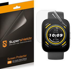 (3 Pack) Supershieldz Designed for Amazfit (Bip 5) Screen Protector, High Definition Clear Shield (TPU)