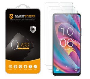 (3 Pack) Supershieldz Designed for TCL K32 5G Tempered Glass Screen Protector, Anti Scratch, Bubble Free (3 Pack) Supershieldz Designed for TCL K32 5G Tempered Glass Screen Protector, Anti Scratch, Bubble Free