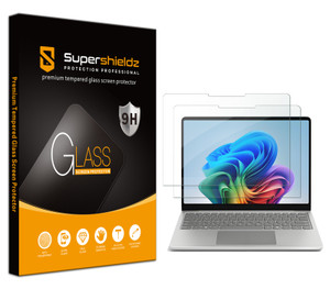 (2 Pack) Supershieldz Designed for Microsoft Surface Laptop 13 inch (2025) Screen Protector, (Tempered Glass) Anti Scratch, Bubble Free (2 Pack) Supershieldz Designed for Microsoft Surface Laptop 13 inch (2025) Screen Protector, (Tempered Glass) Anti Scratch, Bubble Free