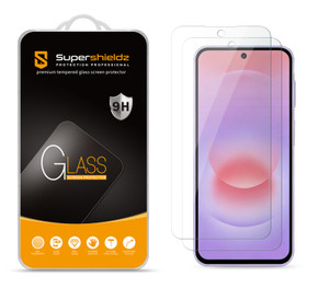 (2 Pack) Supershieldz Designed for Samsung Galaxy A27 Tempered Glass Screen Protector, Anti Scratch, Bubble Free